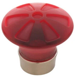 Liberty 1-9/16" Water Colours Knob Garnet And Satin Nickel
