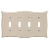 Liberty Llylah Quad Switch Plate - Vintage Nickel (144042)