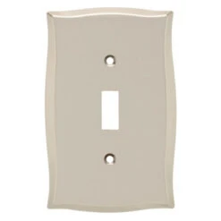 Liberty Llylah Single Switch Plate - Vintage Nickel (144045)