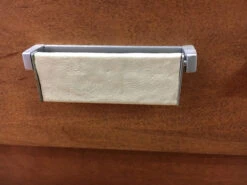 Amerock (25-Pack) 3-3/8" 4-pc Italian Mid Century Leather Pull