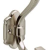 Brainerd Satin Nickel Garment Hook 4-1/4" Elegance Hook B27746J-SN-C