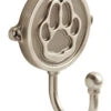 Liberty 5" Paw Print Satin Nickel