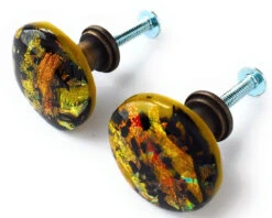 Knob Or Pull Making Base - Venetian Bronze -16x16mm 7 Knob Or Pull Making Base - Venetian Bronze -16x16mm -D'Lawless Hardware Shop make fused glass knobs 1 17551.1660589893