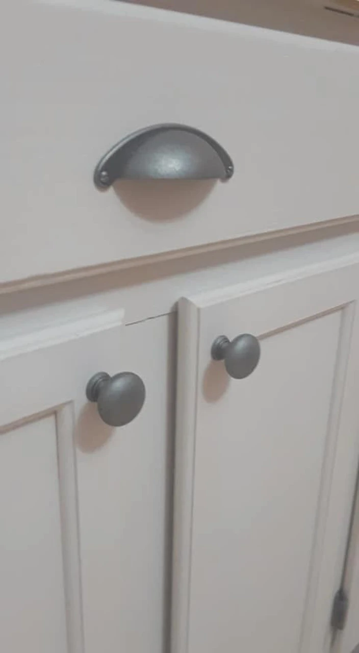 2-1/2" Country Store Cup Pull Antique Pewter 13 2-1/2" Country Store Cup Pull Antique Pewter - Image 13