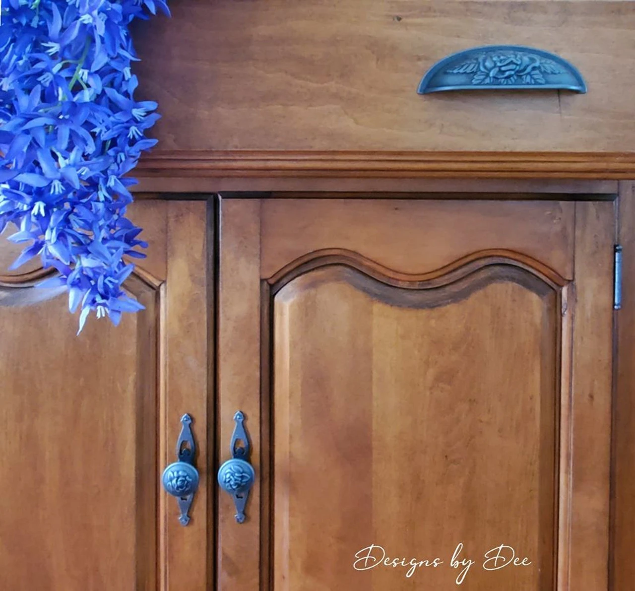 1-1/4" Old Rose Knob Antique Pewter 14 1-1/4" Old Rose Knob Antique Pewter - Image 14