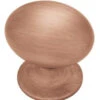 Liberty 1-3/16" Medium Football Knob Red Antique Copper