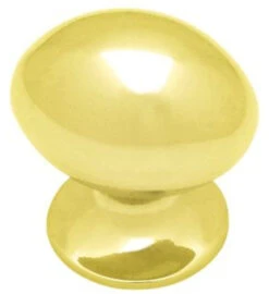 Liberty 1-3/16" Medium Fusilli Football Knob Polished Brass