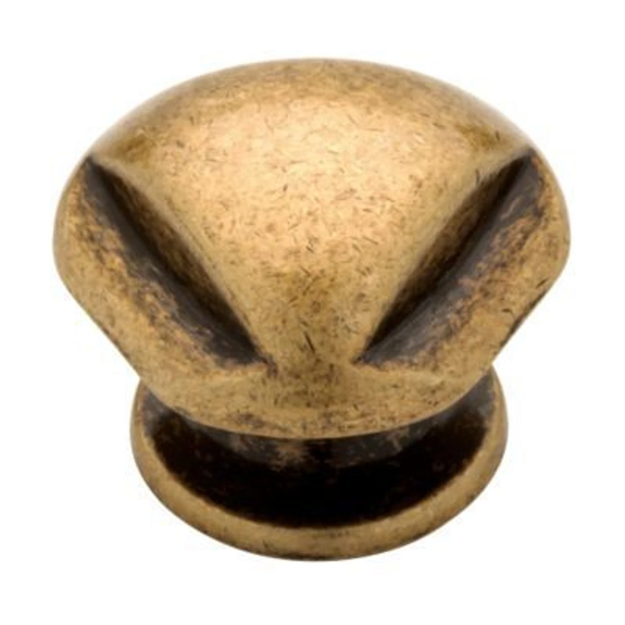 Liberty 1-1/8" Mission Triangle Knob Antique Brass 1 Liberty 1-1/8" Mission Triangle Knob Antique Brass