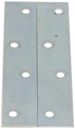 Hillman 2-PACK 4" Mending Plate With Screws - Zinc Plated B-850244