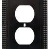 Mission Soft Iron Single Duplex Wall Plate - W32742-SI-U662666
