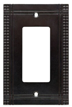 Liberty Soft Iron Single Decorator Wall Plate 662668