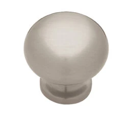 1-1/8" Motiv Round Knob Brushed Satin Nickel