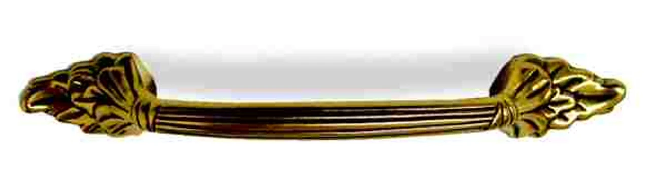 Amerock 3-3/4" Natural Elegance Wheat Design Pull Antique Brass 1 Amerock 3-3/4" Natural Elegance Wheat Design Pull Antique Brass