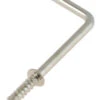 1-1/2" Nickel Plated "L" Hook - 100 Per Bag - H561-A112NP-100