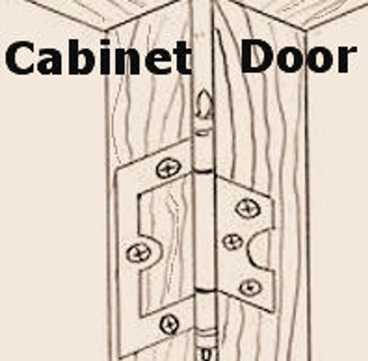 Non-Mortise Hinge - Finial Tips - Antique Brass - 2" H531AB 2 Non-Mortise Hinge - Finial Tips - Antique Brass - 2" H531AB - Image 2