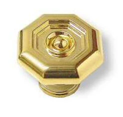 Liberty 1-1/8" Octagonal Knob Polished Gold