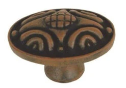 1-3/4" Odeon Knob Rust