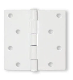 Liberty Off-White 4" X 4" Square Corner Hinge LQ-HN0009C-W-C
