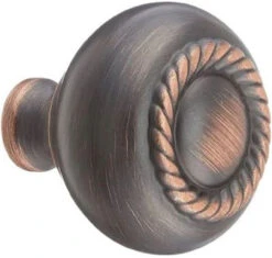 Amerock 1-1/4" Rope Edge Knob Oil Rubbed Bronze