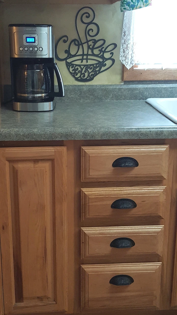 2-1/2" Baroque Scroll Work Cup Pull Oil Rubbed Bronze 13 2-1/2" Baroque Scroll Work Cup Pull Oil Rubbed Bronze - Image 13