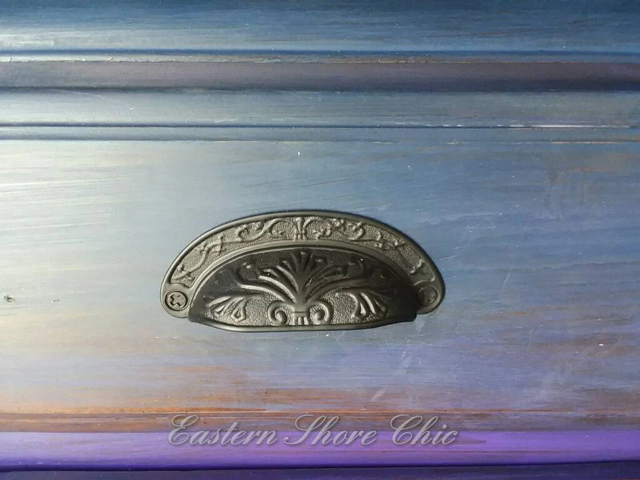 2-1/2" Baroque Scroll Work Cup Pull Oil Rubbed Bronze 15 2-1/2" Baroque Scroll Work Cup Pull Oil Rubbed Bronze - Image 15