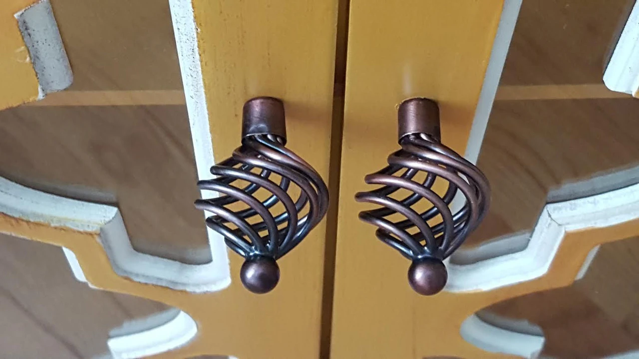 1-3/8" Mission Bay Bird Cage Knob Oil Rubbed Bronze 2 1-3/8" Mission Bay Bird Cage Knob Oil Rubbed Bronze - Image 2