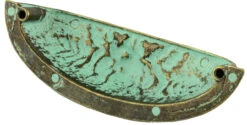 3-3/4" Old Rose Pattern Cup Pull Verdigris 18 3-3/4" Old Rose Pattern Cup Pull Verdigris -D'Lawless Hardware Shop old rose pattern verdigris cup pull 96mm dl p3289 096vdg 9 48148.1658514053
