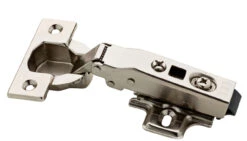 One Pair (2) Frameless Full Overlay Soft Close Concealed Hinges With Screws 35mm 110 Degree H32636V-NP-CP