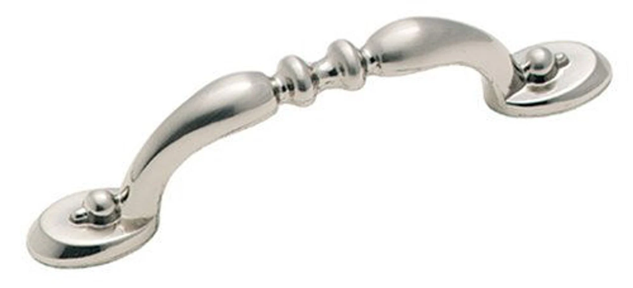 Amerock 3" Ornate Traditional Pull Sterling Nickel 1 Amerock 3" Ornate Traditional Pull Sterling Nickel