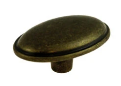 Liberty 1-5/8" Oval Knob Antique English
