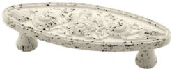 Liberty 3" SeaSide Cottage Oval Seaside Pull Vintage Antique White