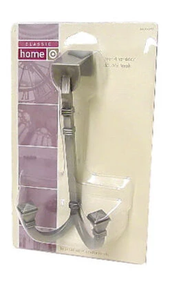 Liberty Over-The-Door Double Hook Brushed Satin Pewter (085 03 3297) LQ-B25305T-BSP-U