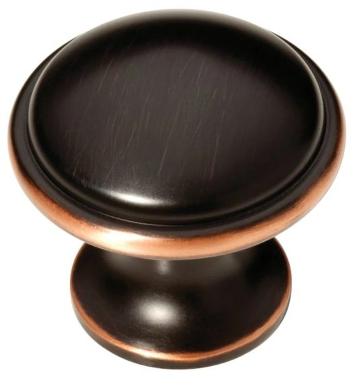 Liberty 1-3/4" Oversized Wide Base Knob Bronze With Copper 1 Liberty 1-3/4" Oversized Wide Base Knob Bronze With Copper