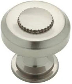 Liberty 1-7/16" Machine Knob Satin Nickel
