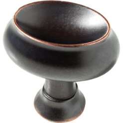 Liberty (2-Pack) 1-3/8" Bradley Knob Bronze With Copper Highlights