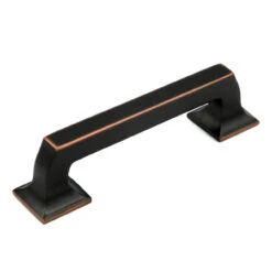 3-3/4" Solid Brass Bar Pull Oil Rubbed Bronze