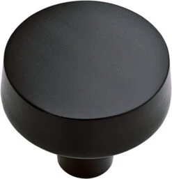 Liberty 1-7/16" Round Soft Modern Knob Flat Black