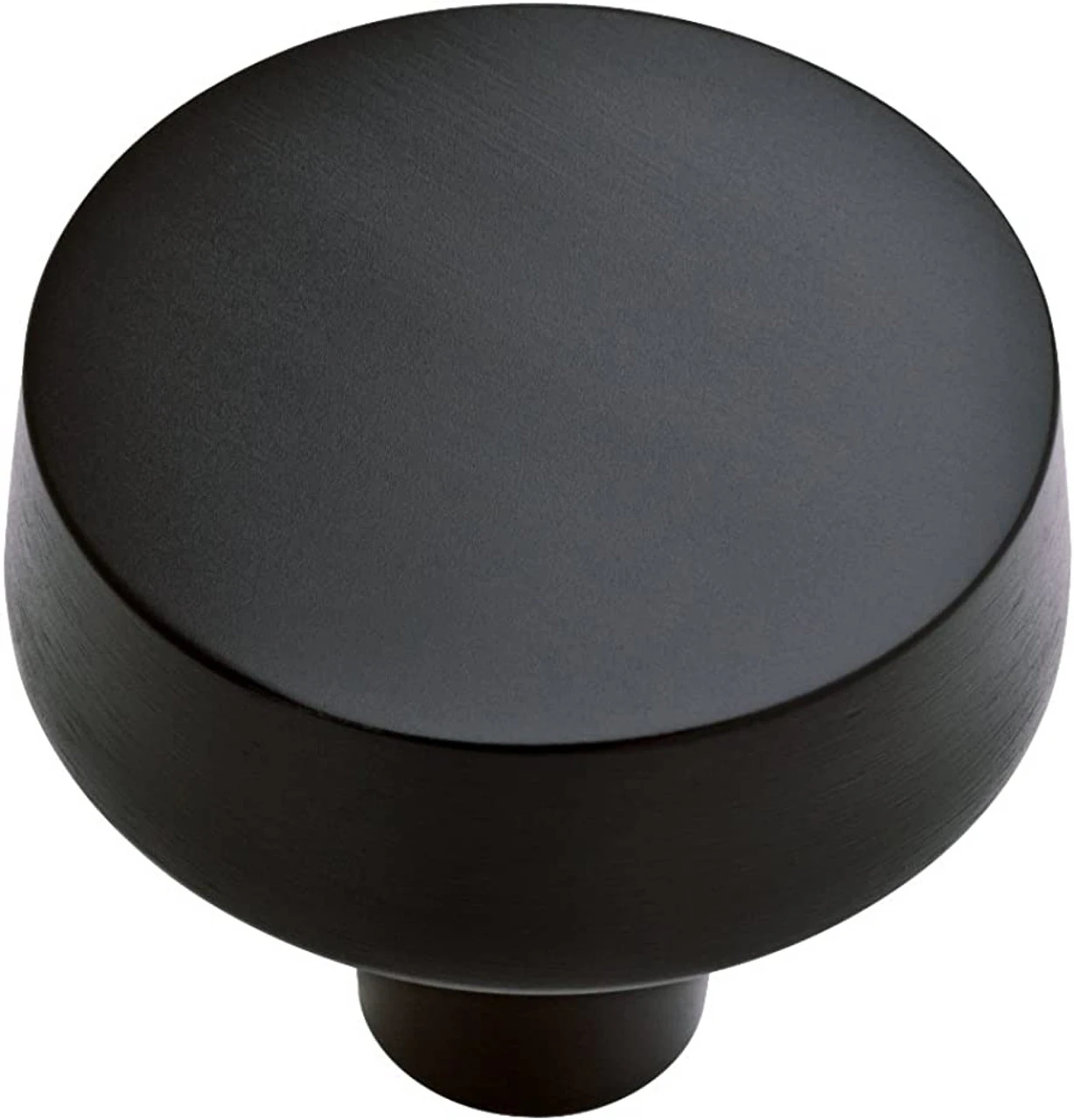 Liberty 1-7/16" Round Soft Modern Knob Flat Black 1 Liberty 1-7/16" Round Soft Modern Knob Flat Black