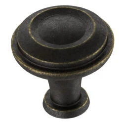 Liberty 1-1/4" Rustic Farmhouse Knob Warm Chestnut