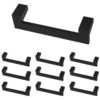 Liberty (10-PACK) 3-3/4" Mirrored Pull Flat Black