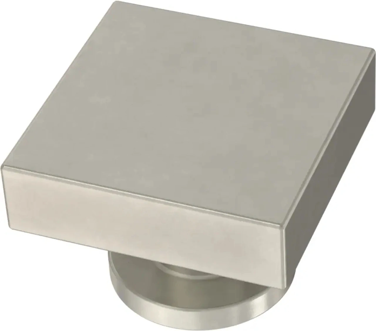 1-1/8" Classic Square Knob Satin Nickel 1 1-1/8" Classic Square Knob Satin Nickel
