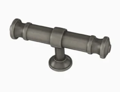 Liberty 3" Classic Button Knob Heirloom Silver