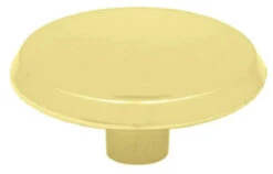 Liberty (12-Pack) 1-7/16" Concave Round Knob Polished Brass