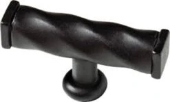 Liberty 2-1/2" Iron Craft Twisted T-Knob Wrought Iron