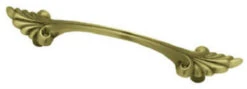 Liberty 3" Traditional Bow Leaf Ends Pull Antique Brass
