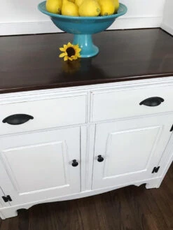 1-1/4" Country Store Knob Flat Black 35 1-1/4" Country Store Knob Flat Black -D'Lawless Hardware Shop painted furniture makeover with matching black hardware 1 25986.1649080590