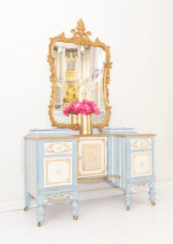 1-3/8" Diamond Cut Acrylic Knob With Large Three Ring Brass Base 15 1-3/8" Diamond Cut Acrylic Knob With Large Three Ring Brass Base -D'Lawless Hardware Shop painted vanity makeover with faux glass 1 75717.1643136506