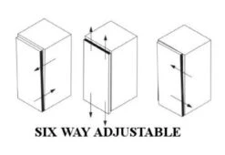 Liberty Pair (2) 1/2" Overlay Compact Concealed Hinges W/ Screws & Instructions -D'Lawless Hardware Shop pair 2 1 2 overlay compact concealed hinges w screws instructions 33 58801.1659458060