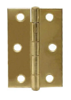 Liberty Pair 2-1/2" X 1-11/16" Brass Steel Hinges With Screws LQ-B1080