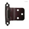 Liberty Pair 3/8" Inset Hinge - Semi Concealed - Self-Closing - Oil Rubbed Bronze L-H0104AC-500-C